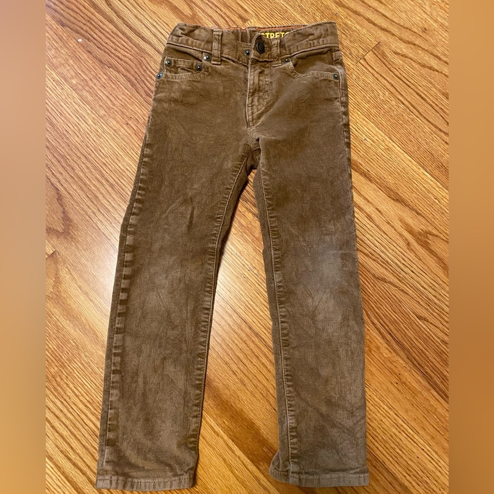 Jcrew size 5 boys pants corduroy brown